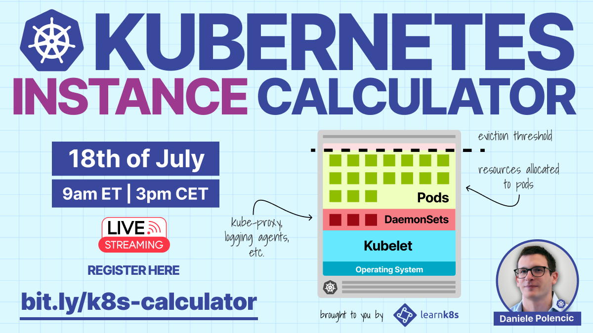 Exploring the Kubernetes instance calculator